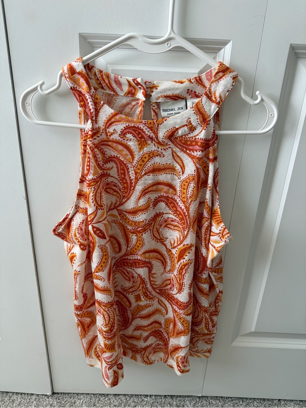 Rachel Zoe 100% Linen Tank Top